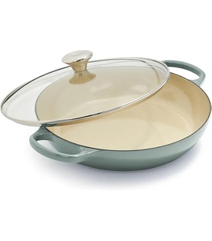 Amazon.com: Le Creuset Buffet Casserole with Glass Lid, 3.5 qt